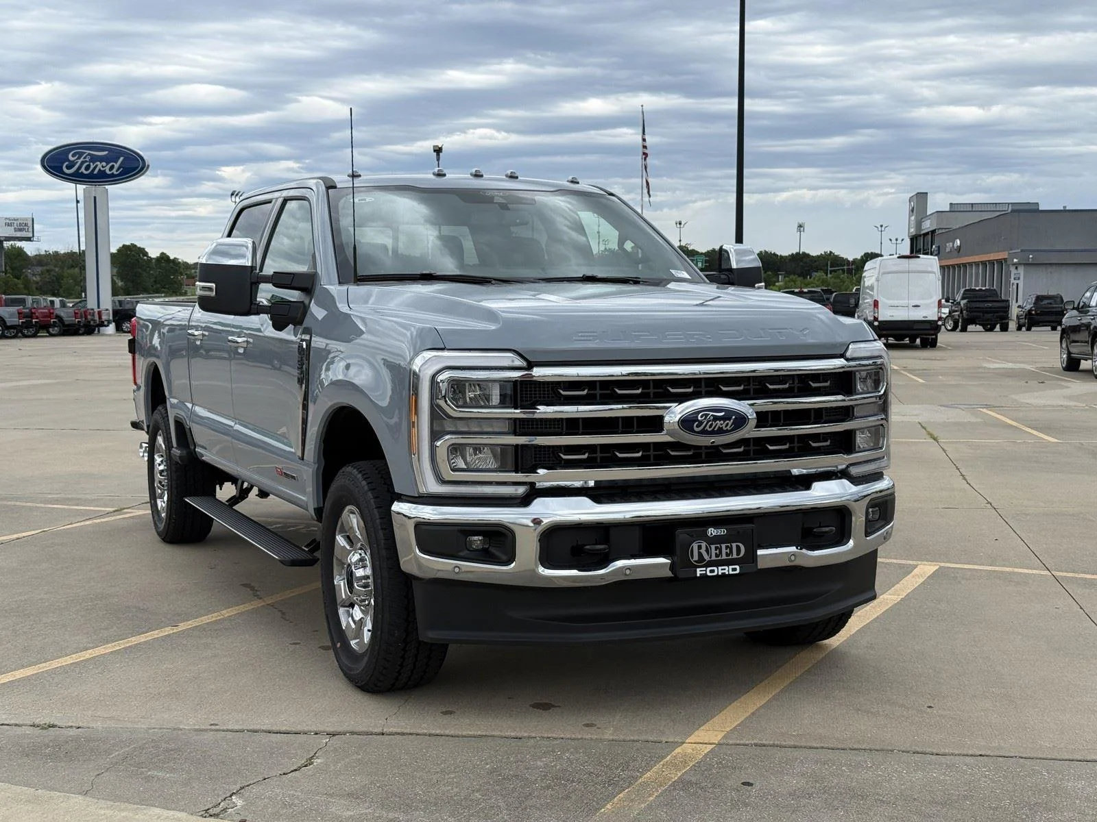 New 2026 Glacier Gray Metallic Tri-Coat Ford F-250® King Ranch® image 2