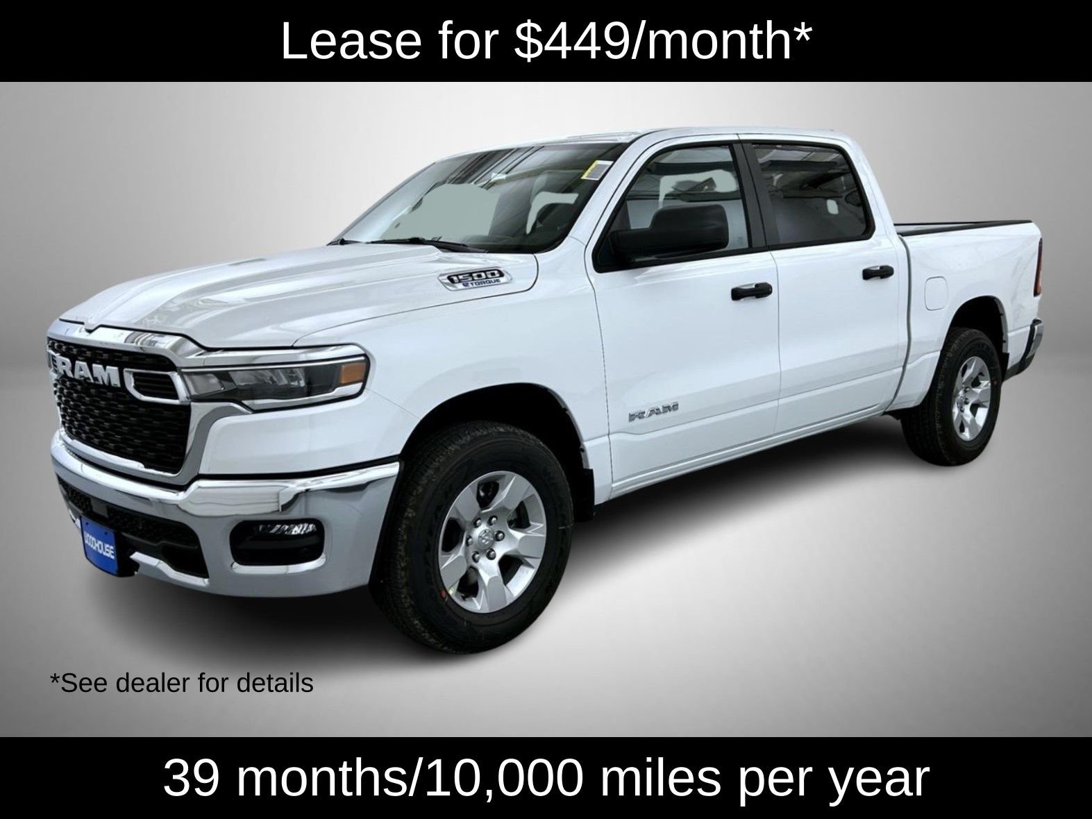 New 2026 Bright White Clearcoat RAM Big Horn/Lone Star image 1