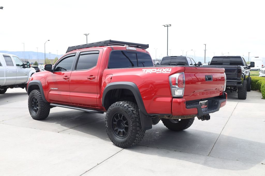 Used 2022 Barcelona Red Metallic Toyota TRD Off Road image 4