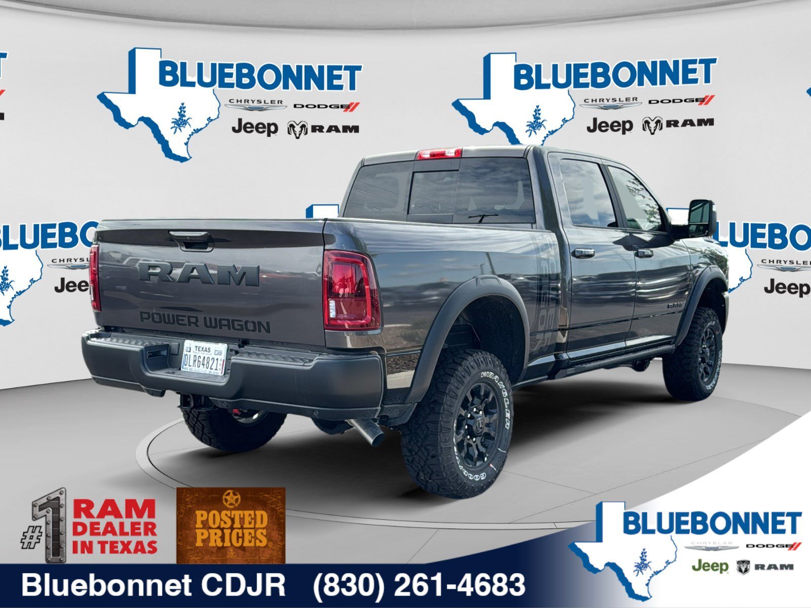 New 2026 Granite Crystal Metallic Clear-Coat Exterior Paint RAM Power Wagon image 4