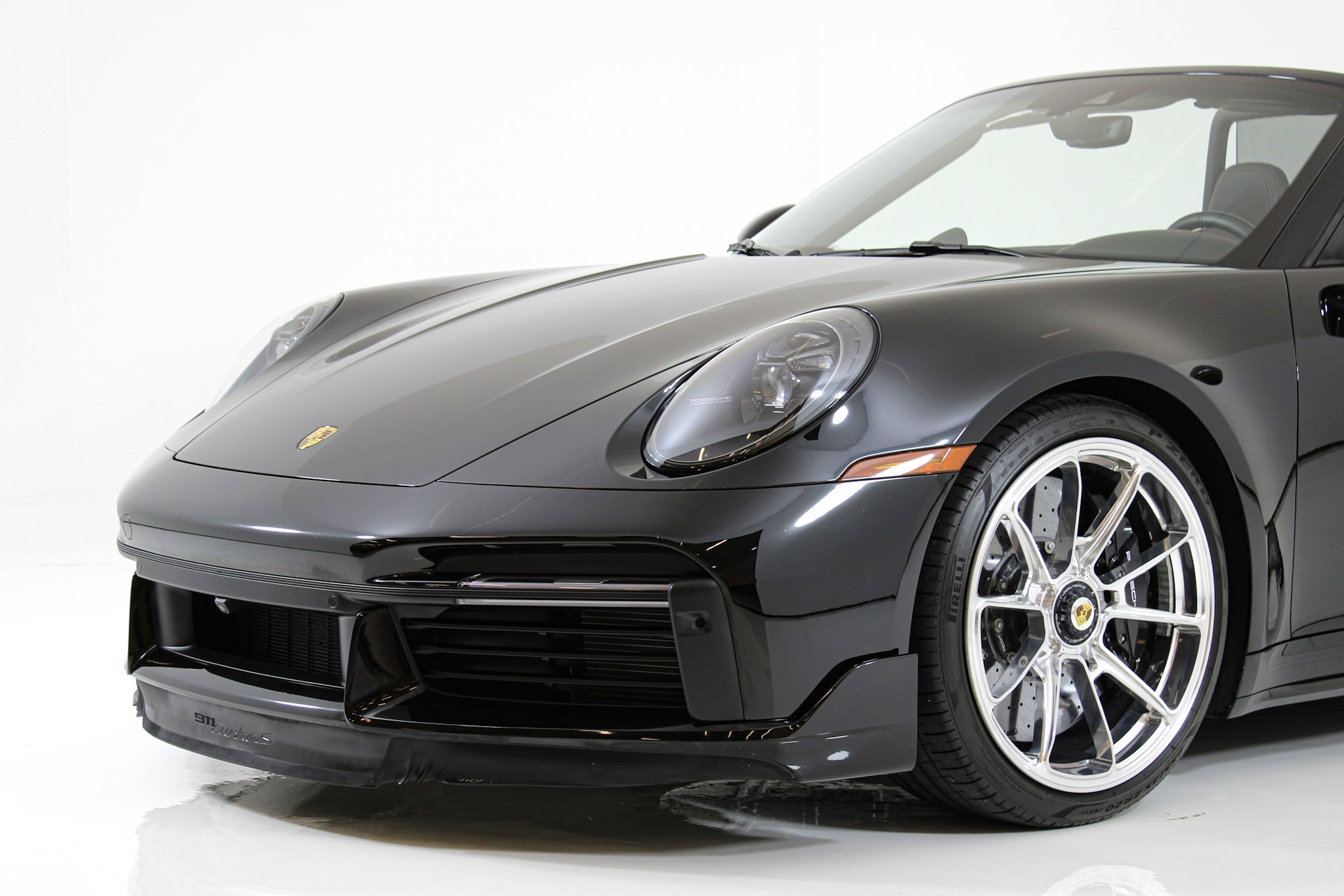 Used 2024 Black Porsche Turbo S Cabriolet image 3