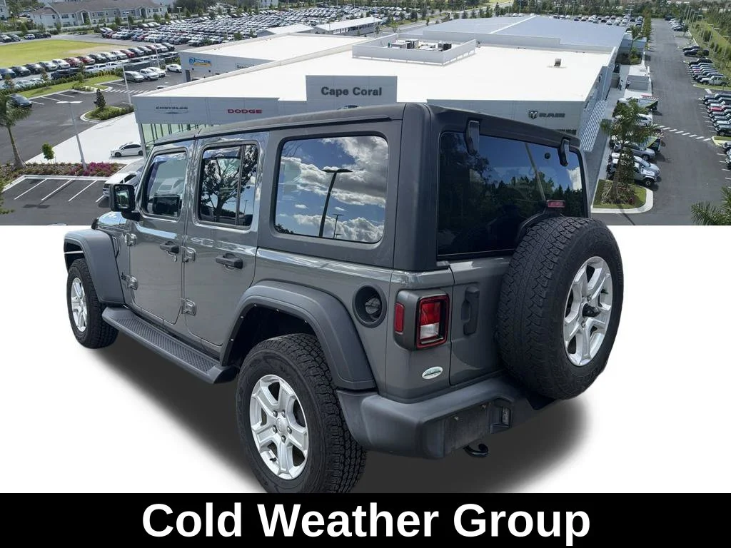 Used 2021 Gray Jeep Unlimited Sport RHD image 4