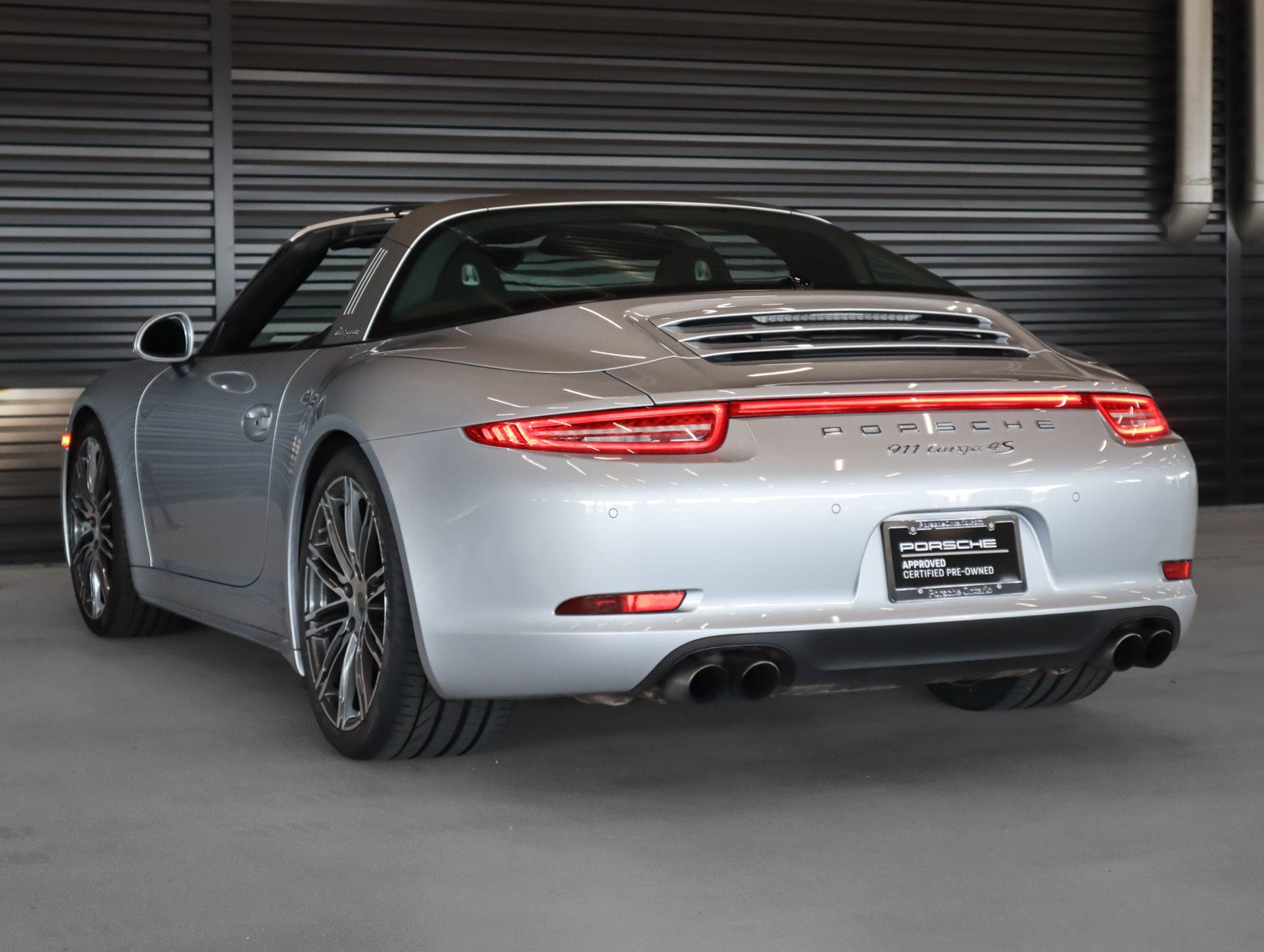 Certified Used 2015 Rhodium Silver Metallic Porsche Targa 4S image 3