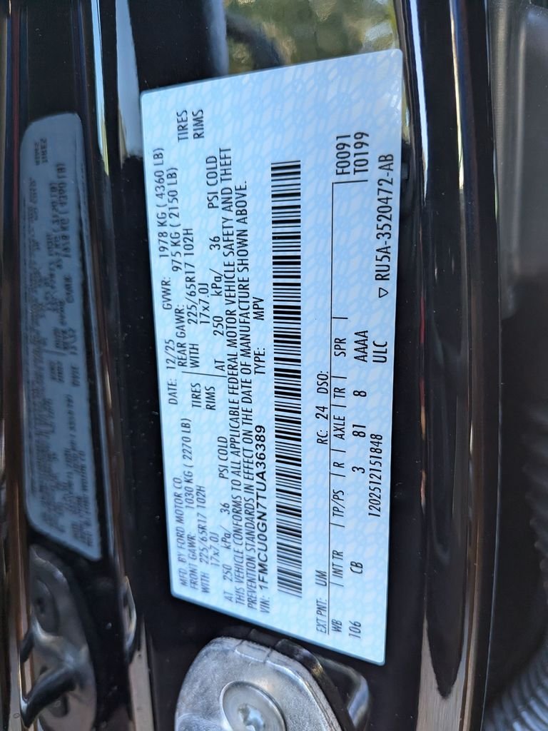 New 2026 Black Ford Active image 36