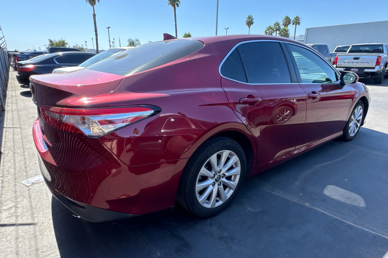 Used 2020 Red Toyota LE image 5