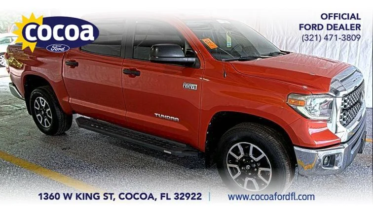 Used 2018 Orange Toyota SR5 image 1