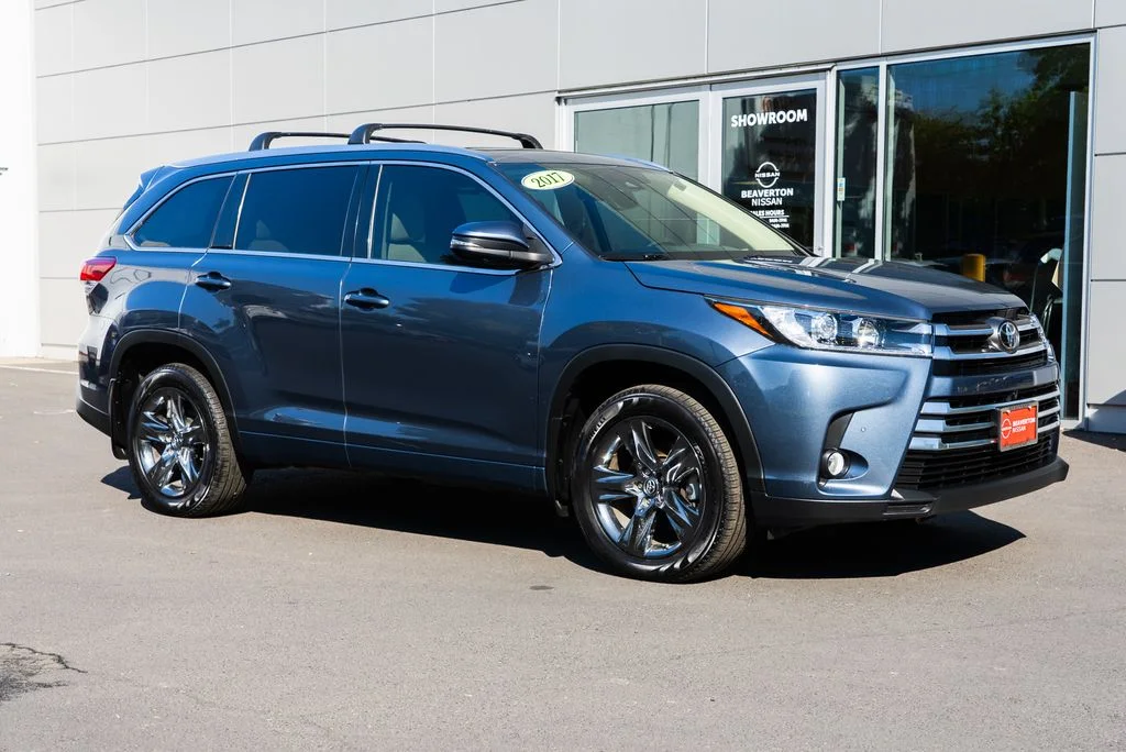 Used 2017 Blue Toyota Limited Platinum image 1