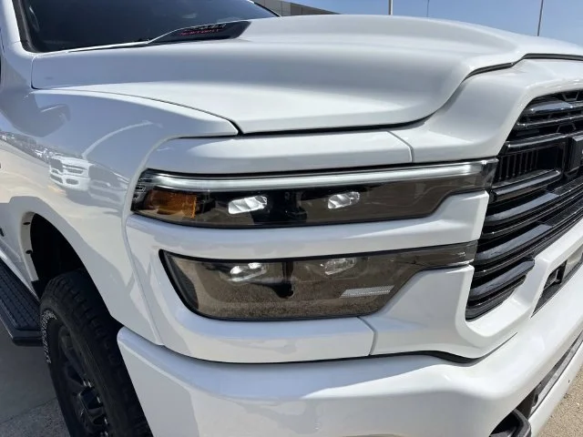 New 2027 Bright White Clear-Coat Exterior Paint RAM Laramie image 2