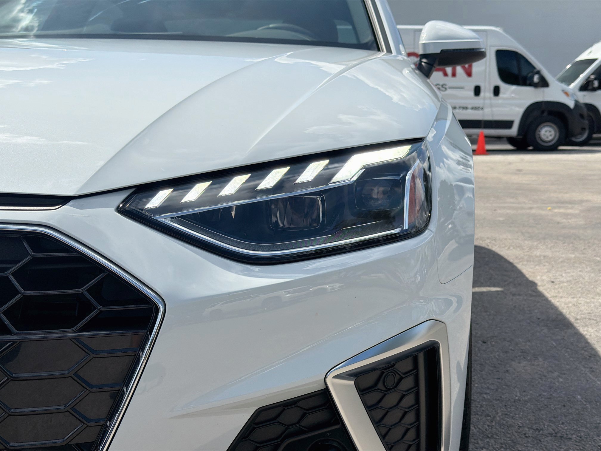 Used 2024 Glacier White Metallic Audi S line Premium image 9