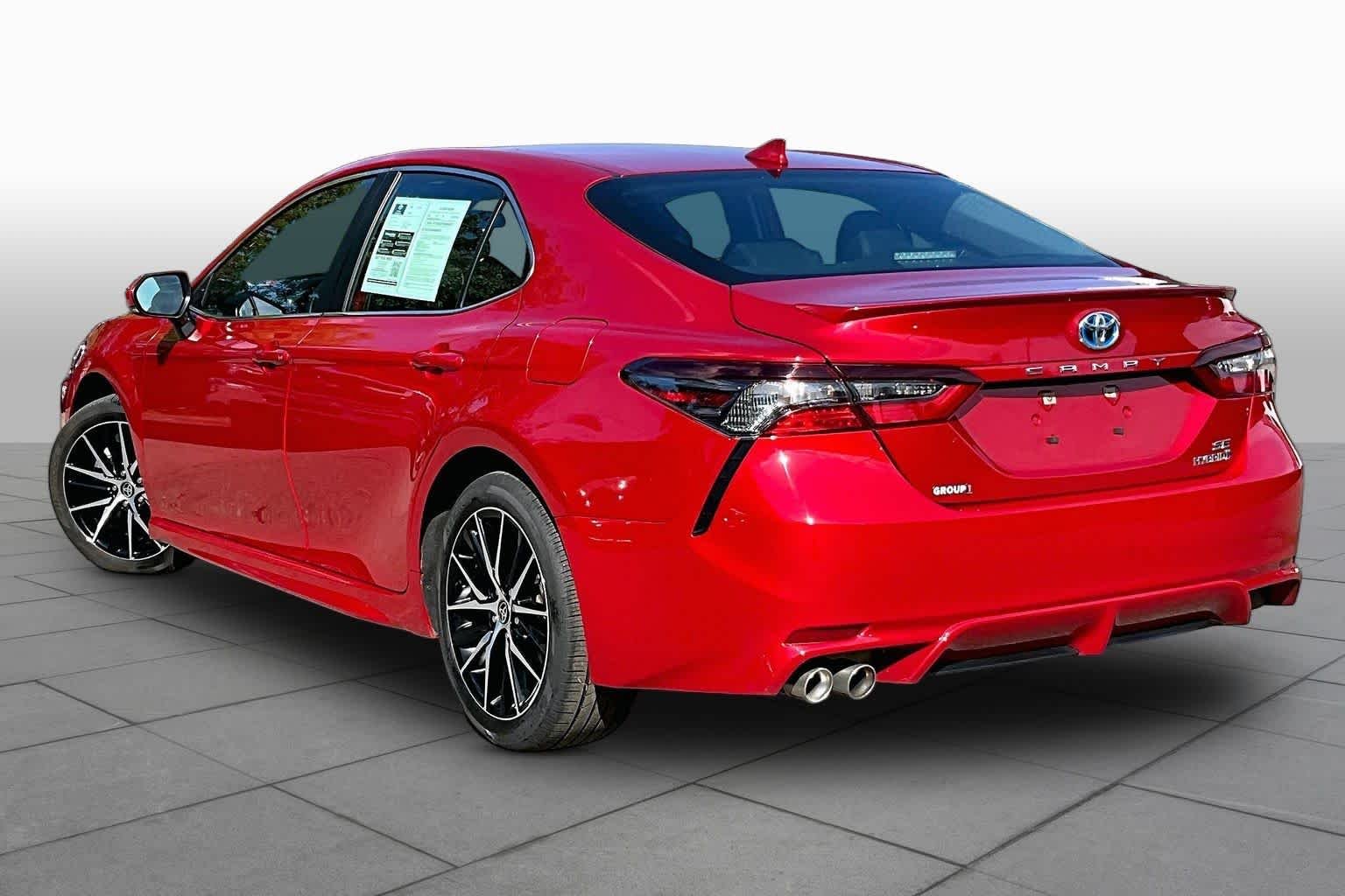 Certified Used 2024 Supersonic Red Toyota Hybrid SE image 12