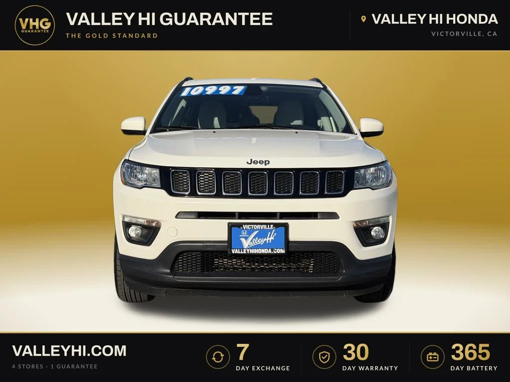 Used 2019 White Jeep Latitude image 2