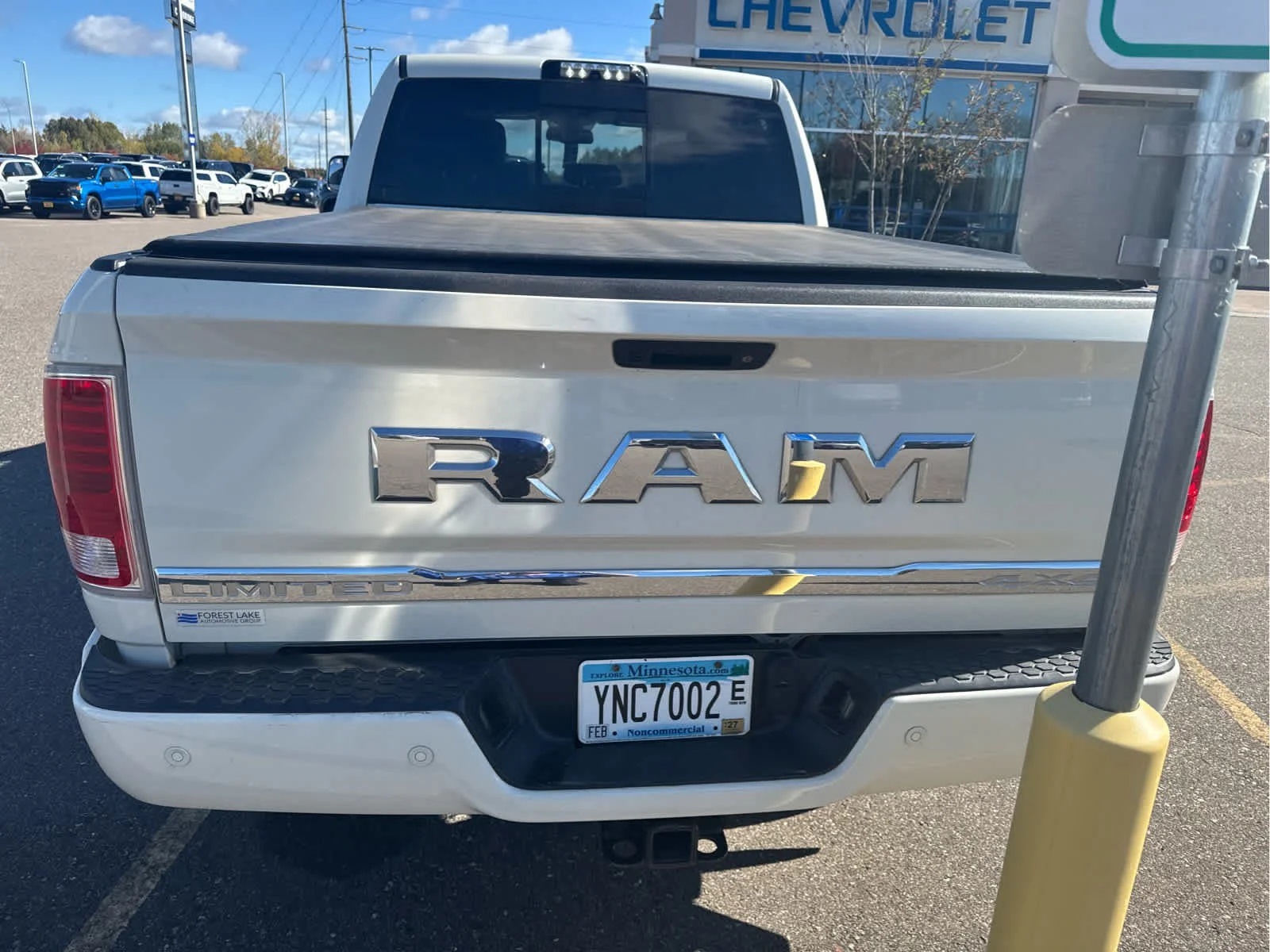 Used 2018 Pearl White Ram Limited image 8