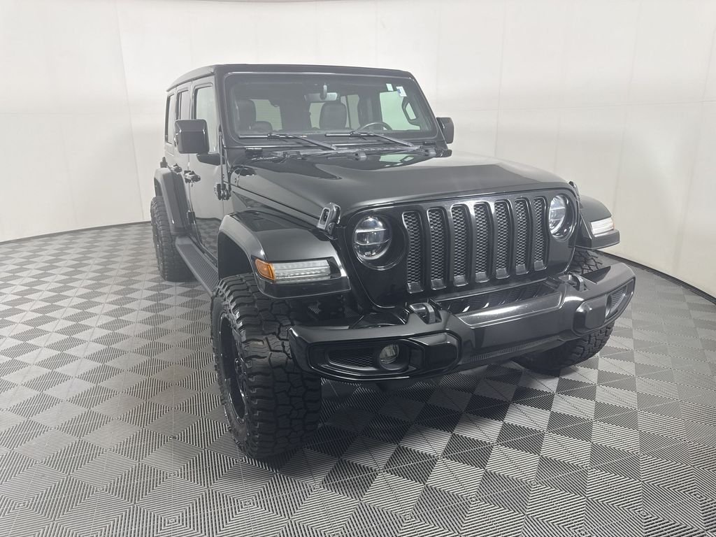 Used 2021 Black Jeep Unlimited Sahara High Altitude image 3