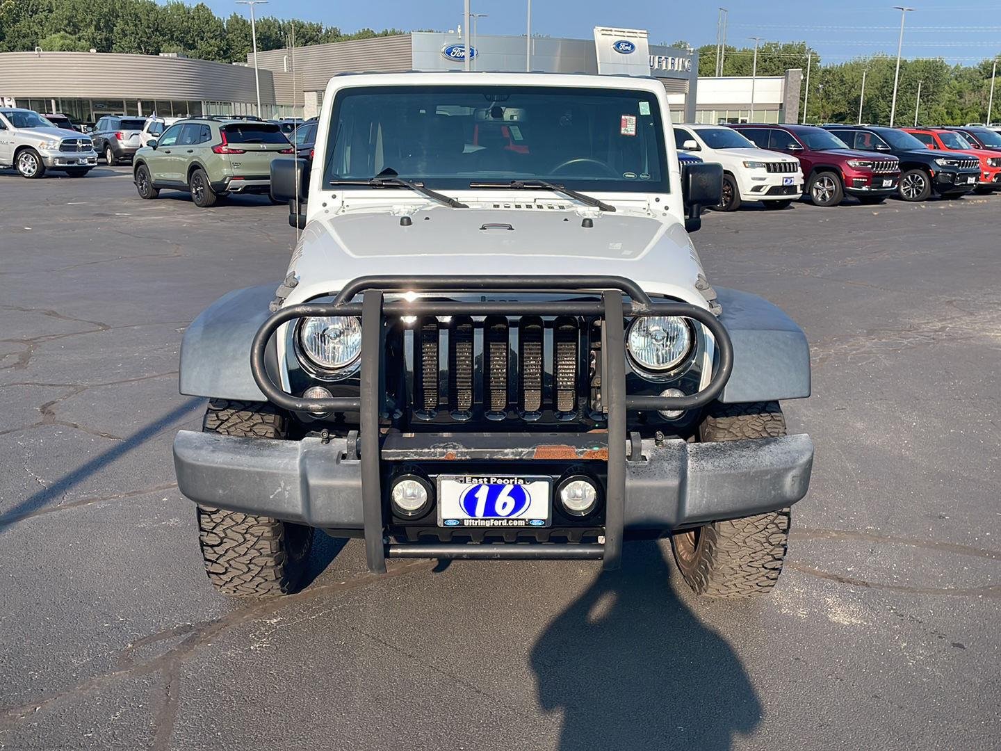 Used 2016 Bright White Clearcoat Jeep Willys Wheeler image 8