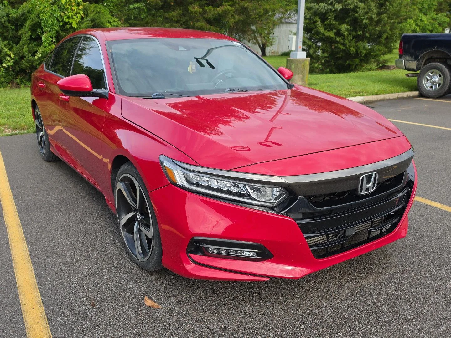 Used 2019 San Marino Red Honda Sport image 2