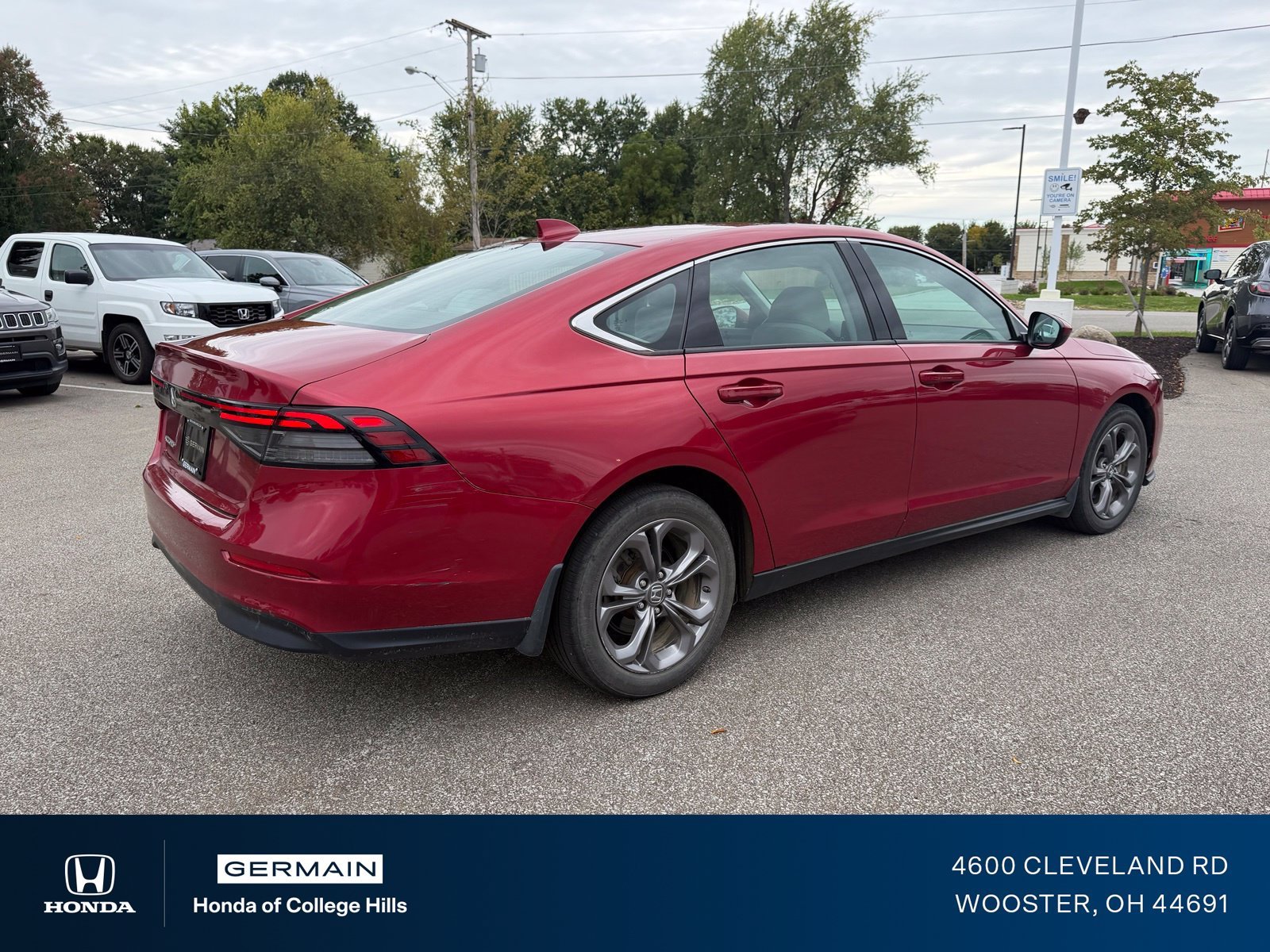 Used 2024 Radiant Red Metallic Honda EX image 7