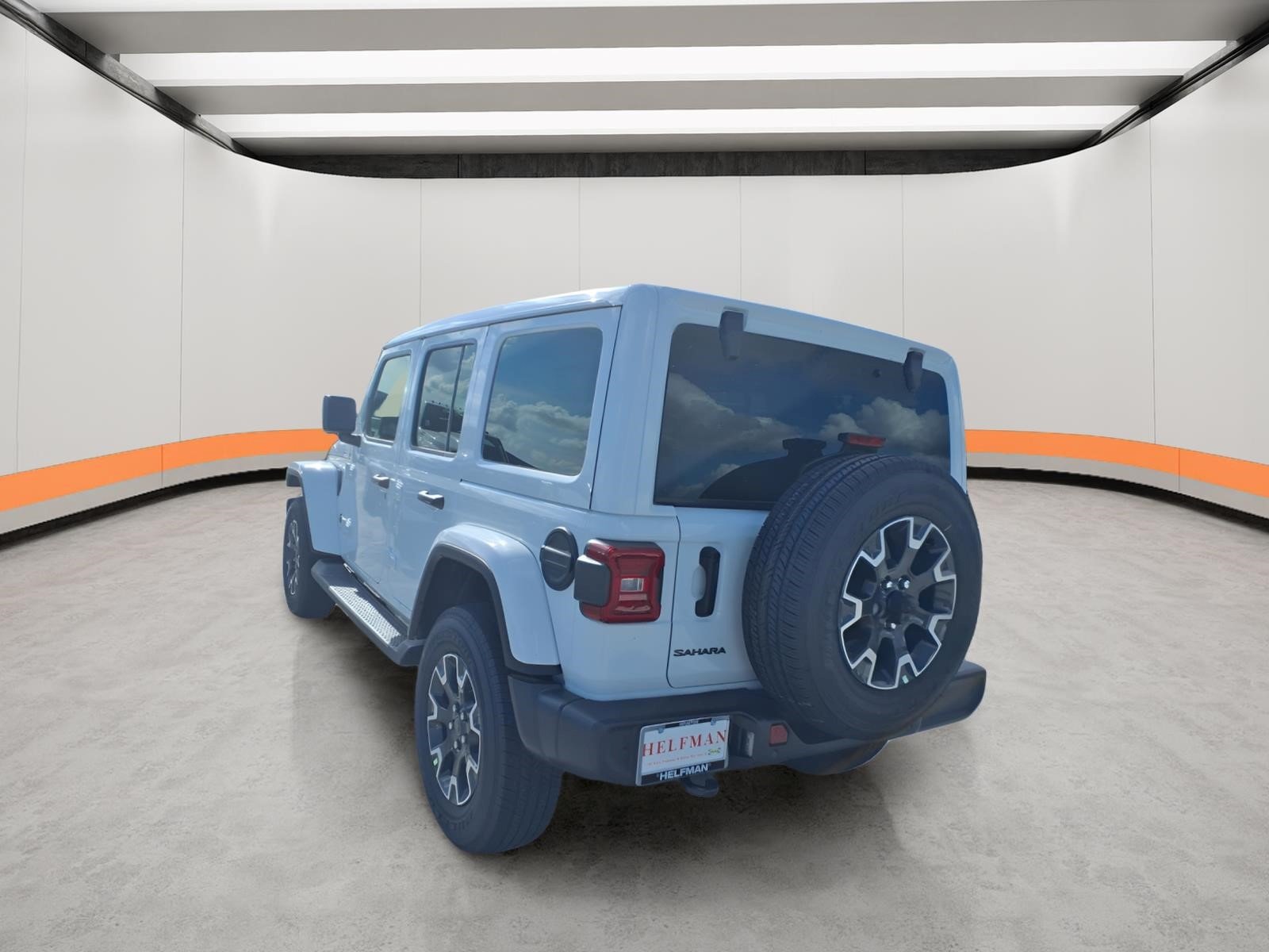 New 2026 Bright White Clear-Coat Exterior Paint Jeep Sahara image 4