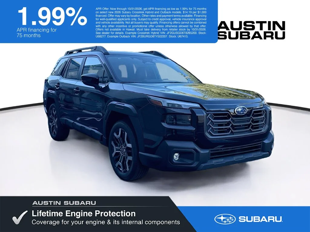 New 2026 Black Subaru Touring XT image 1
