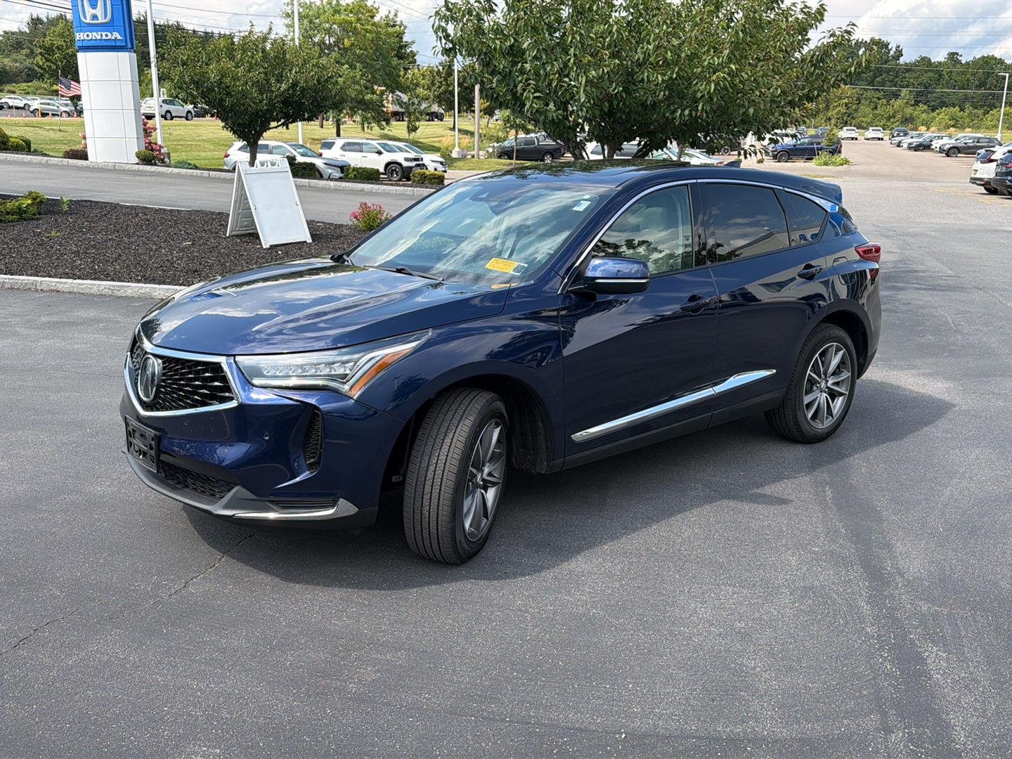 Used 2024 Fathom Blue Pearl Acura SH-AWD w/Tech image 3
