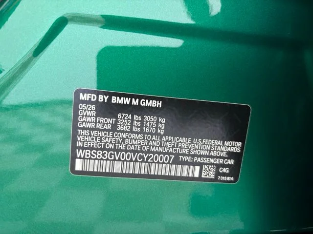 New 2027 Isle of Man Green Metallic BMW Base image 20