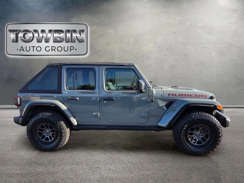 Used 2021 Gray Jeep Unlimited Rubicon image 3