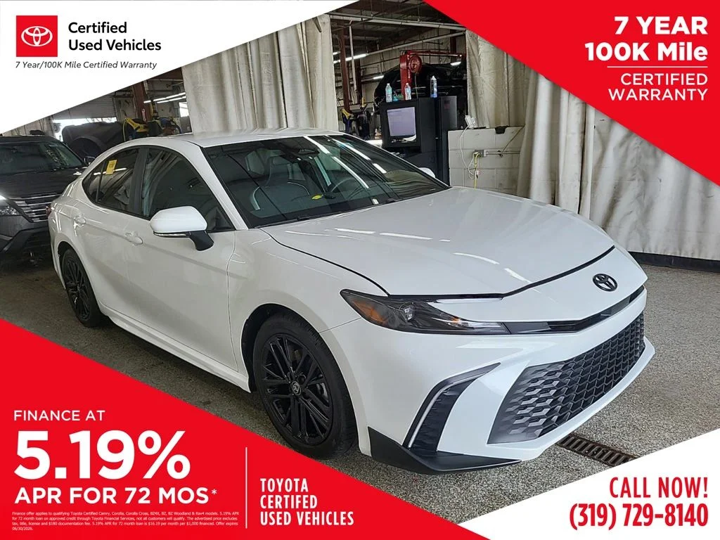 Certified Used 2026 White Toyota SE image 1
