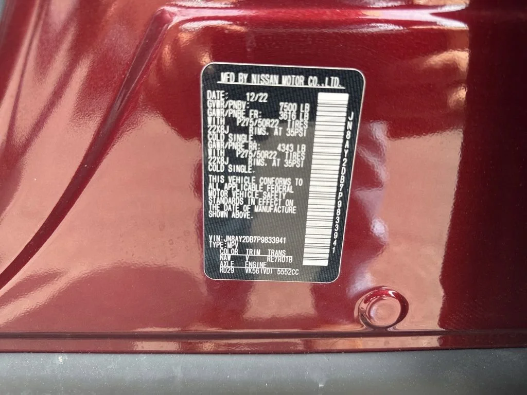 Used 2023 Maroon Nissan Platinum image 43