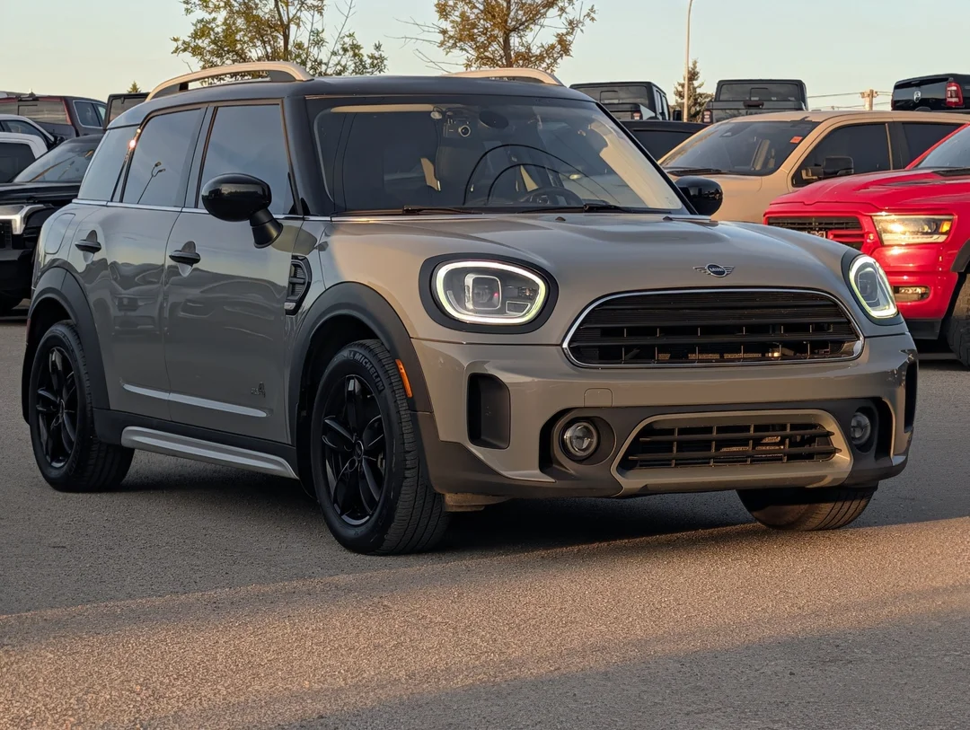 Used 2021 Grey MINI Cooper AWD - All 4 - LED Headlights - 8.8 Touchscreen & More! image 2