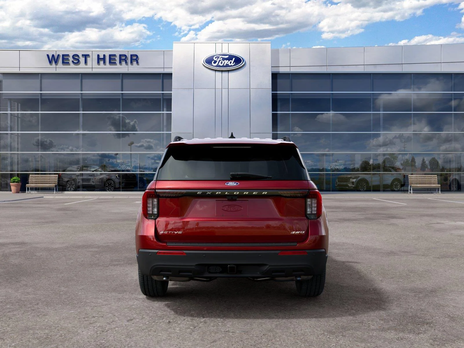 New 2027 Ruby Red Metallic Tinted Clearcoat Ford Active image 5