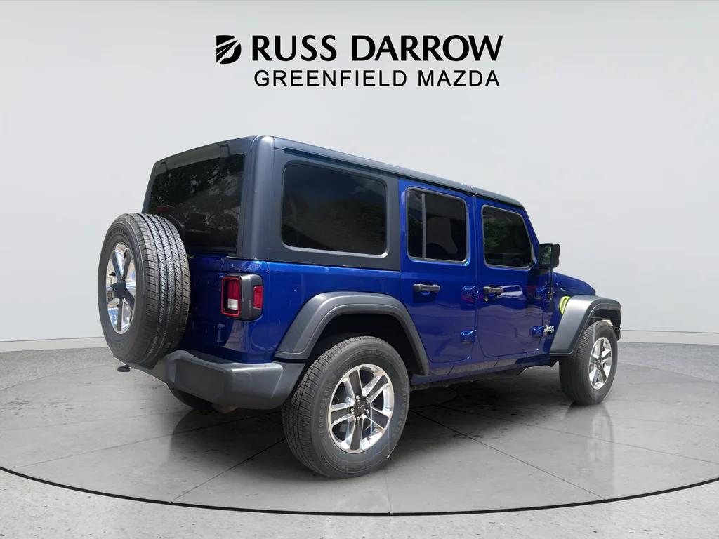 Used 2019 Blue Jeep Unlimited Sport S image 5