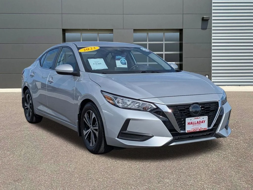 Certified Used 2022 Brilliant Silver Metallic Nissan SV image 3