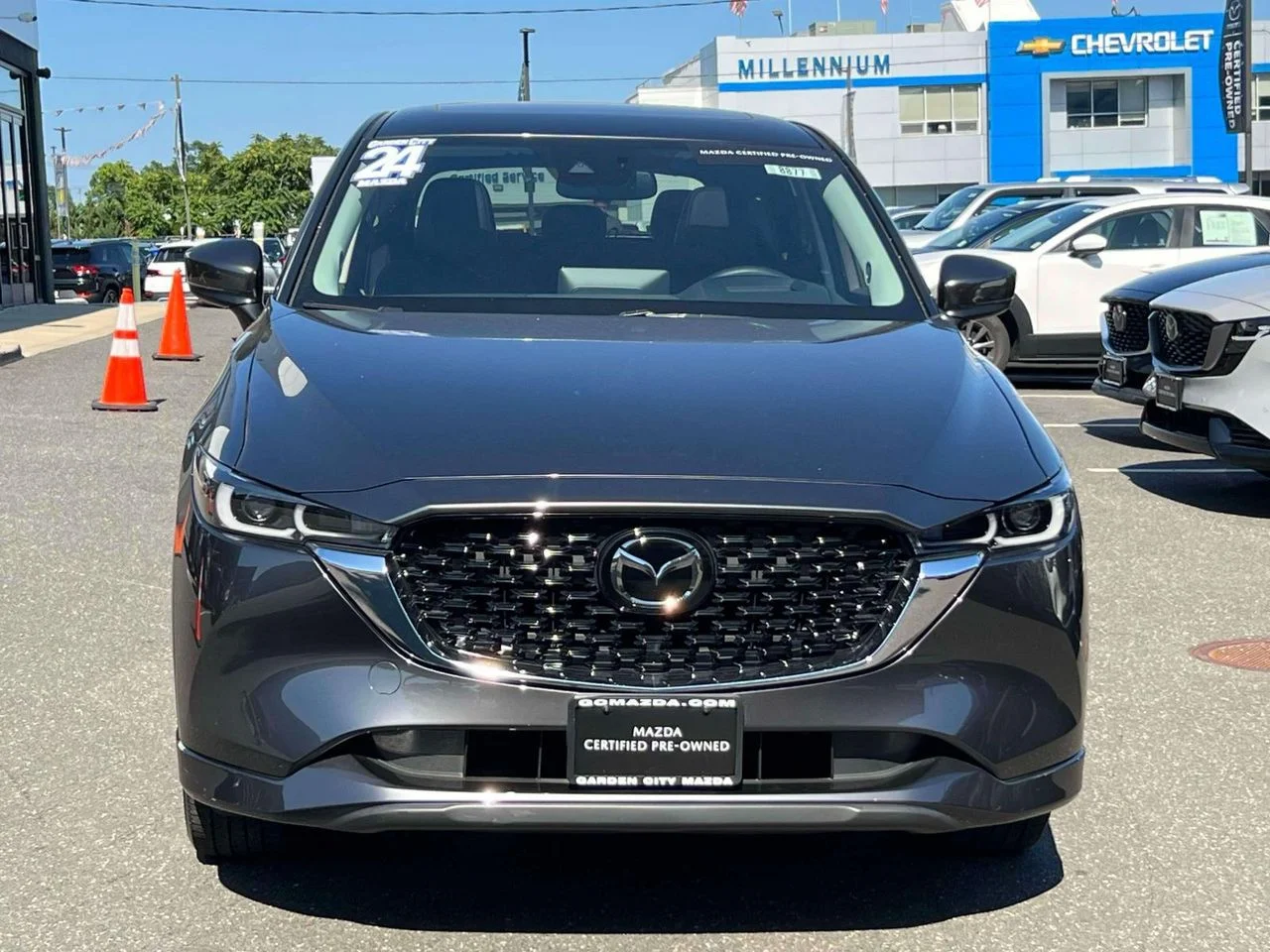 Certified Used 2024 Machine Gray Metallic Mazda 2.5 S Premium Plus image 3
