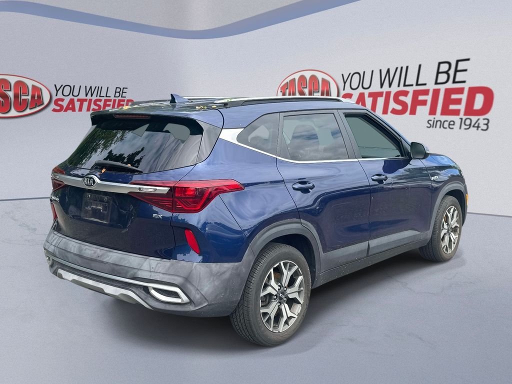 Used 2021 Blue Kia EX image 6
