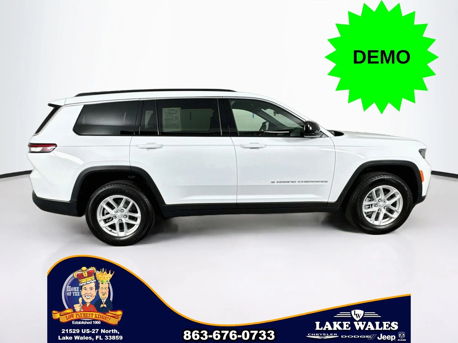 New 2026 Bright White Clearcoat Jeep Laredo image 8