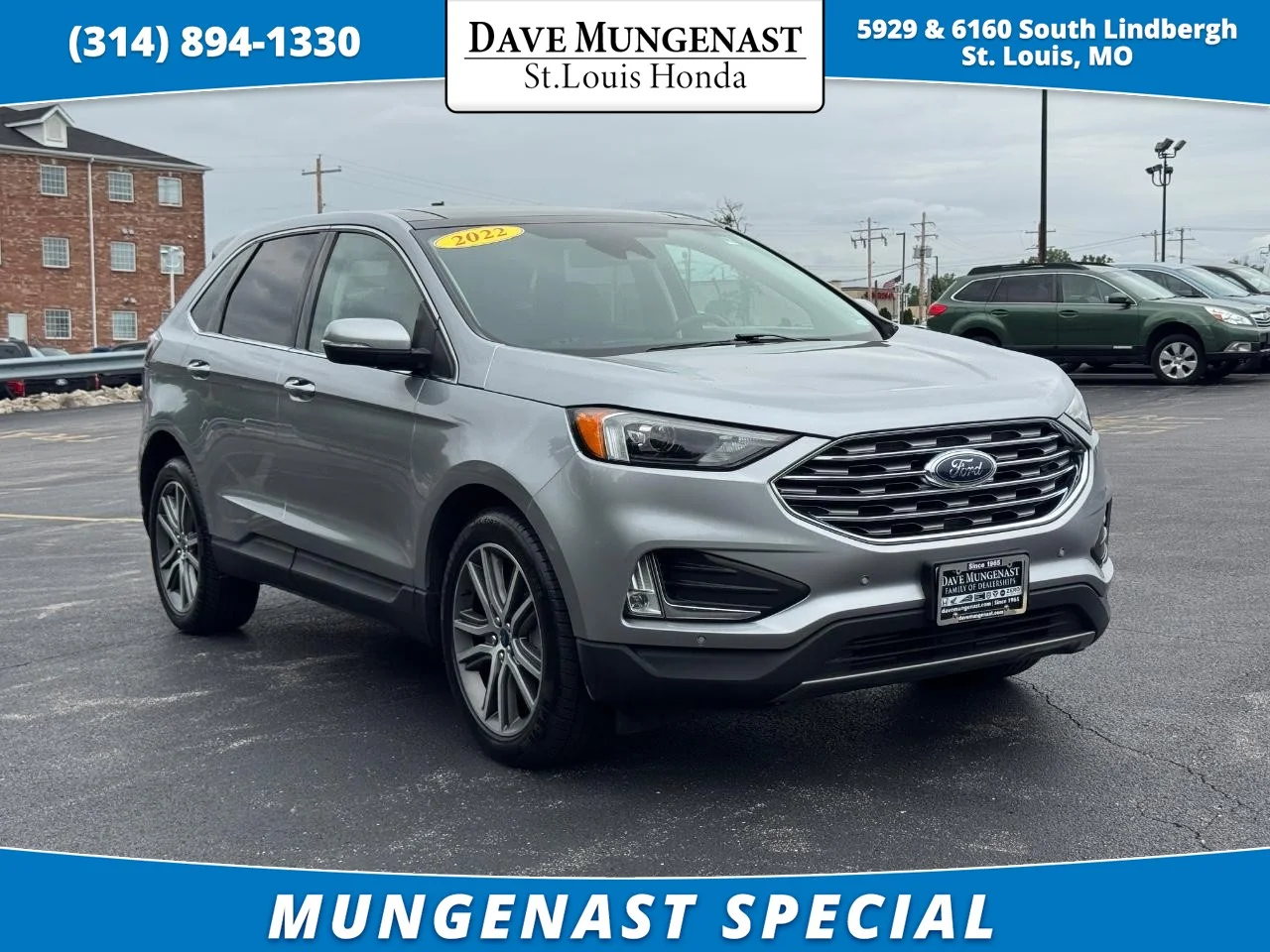 Used 2022 Iconic Silver Ford Titanium image 1