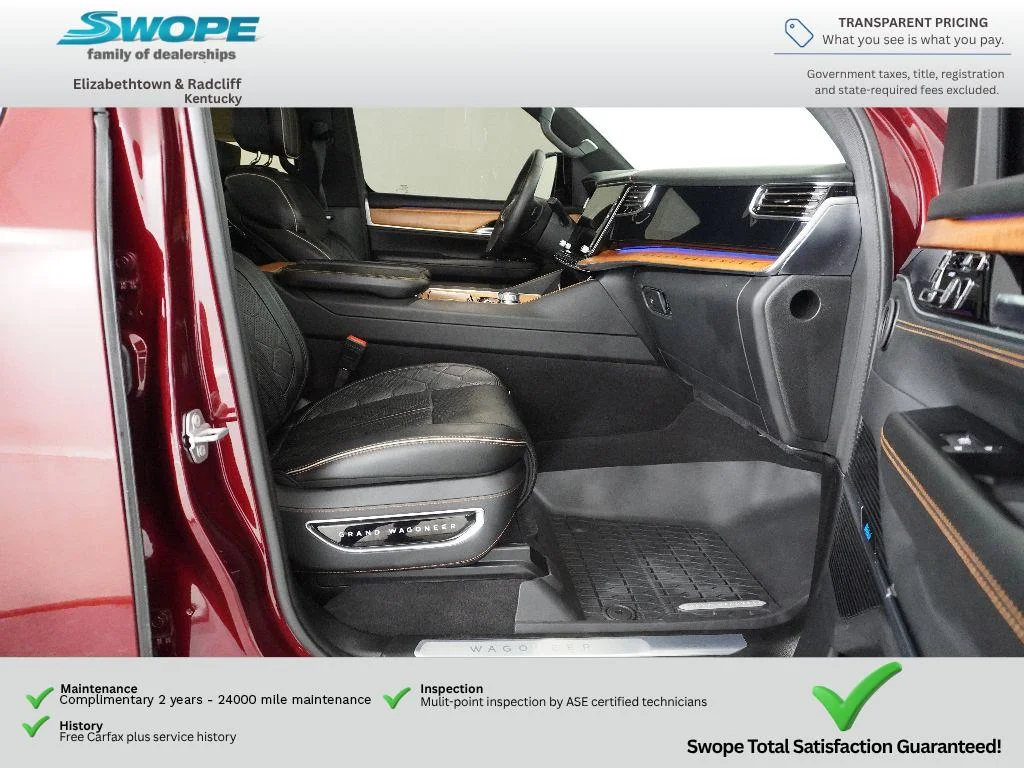 Used 2024 Velvet Red Pearlcoat Jeep Series III image 9