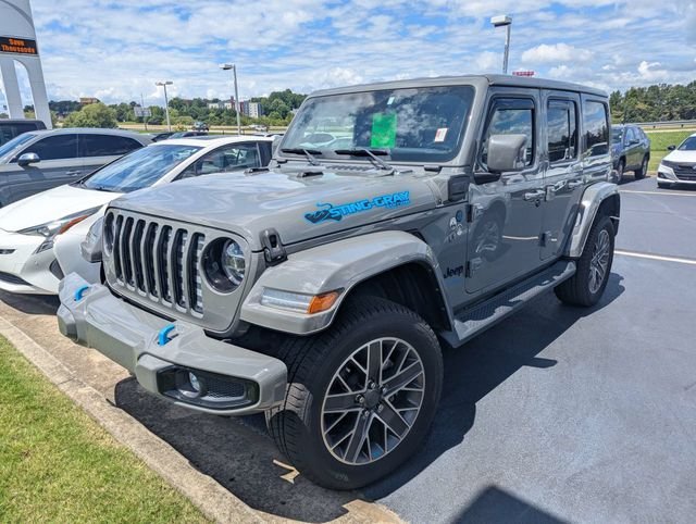 Used 2022 Gray Jeep Unlimited Sahara 4xe image 5