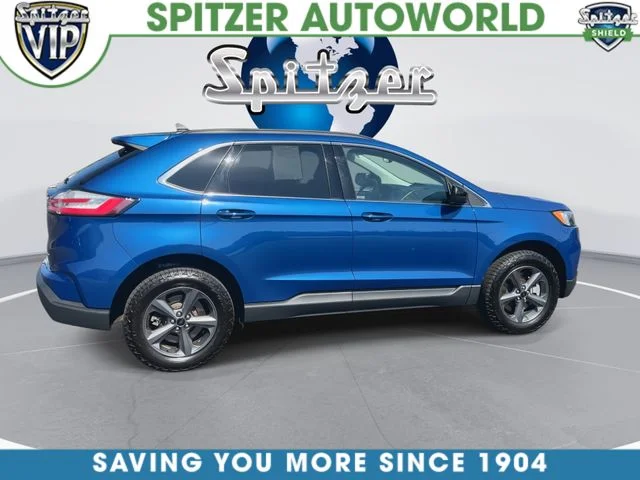 Certified Used 2022 Atlas Blue Metallic Ford SEL image 10