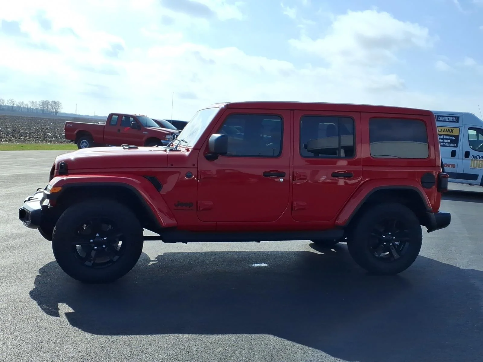 Used 2023 Firecracker Red Clear Coat Jeep Sahara image 15