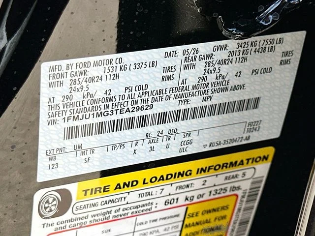 New 2026 Black Metallic Ford Platinum image 20