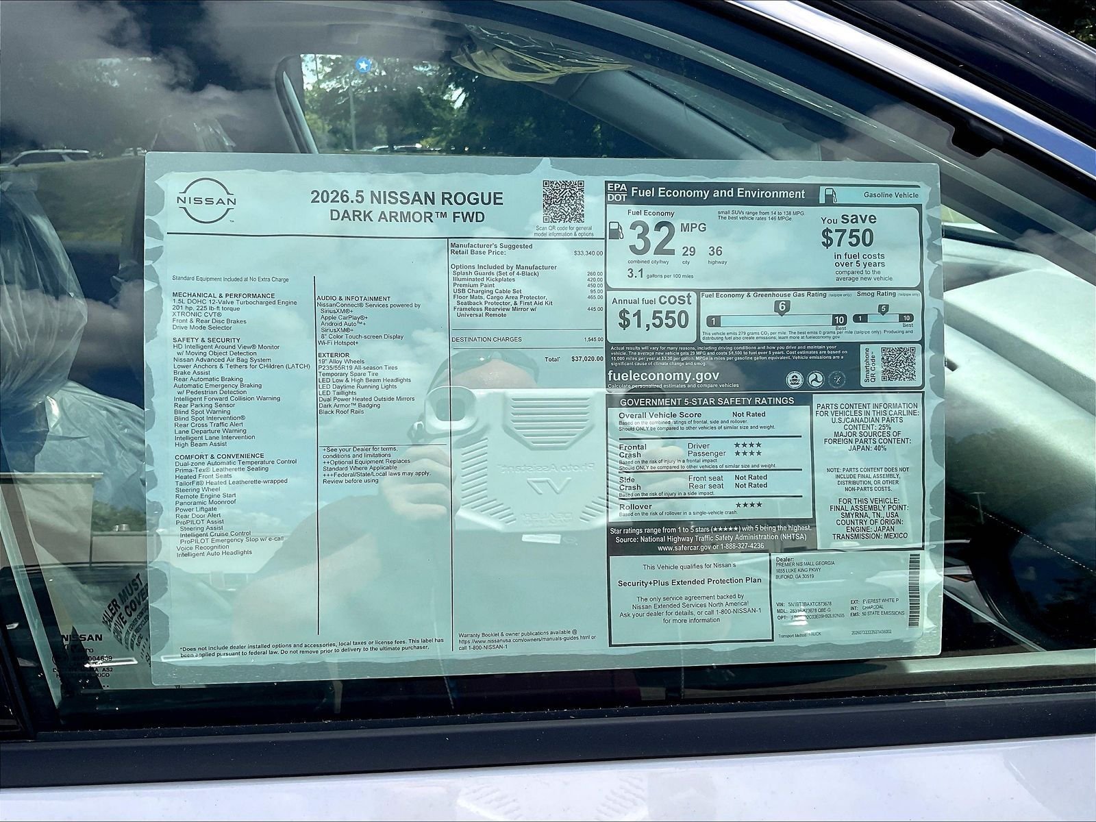 New 2026 White Nissan Dark Armor image 13