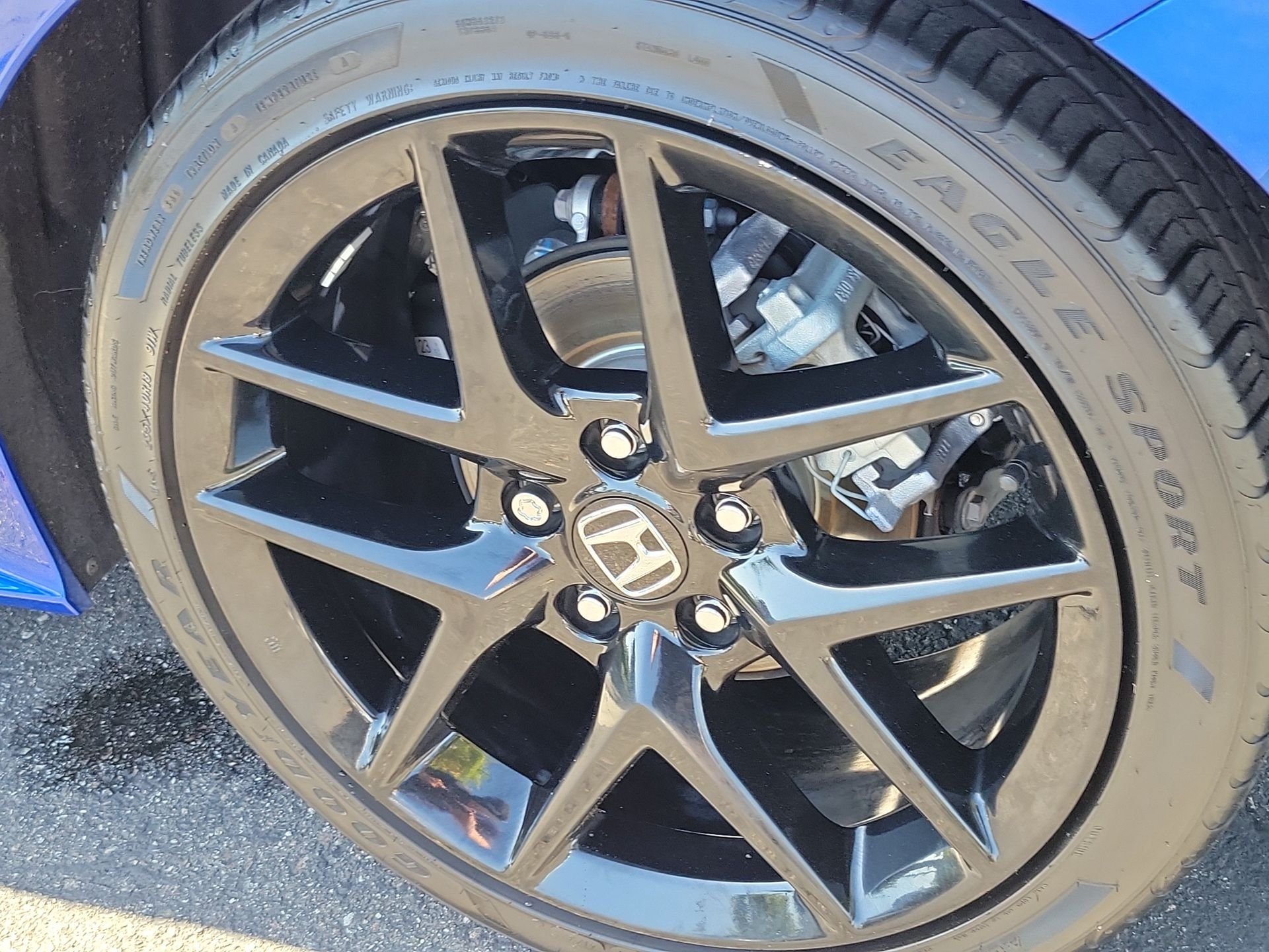 Certified Used 2024 Blue Honda Sport image 4