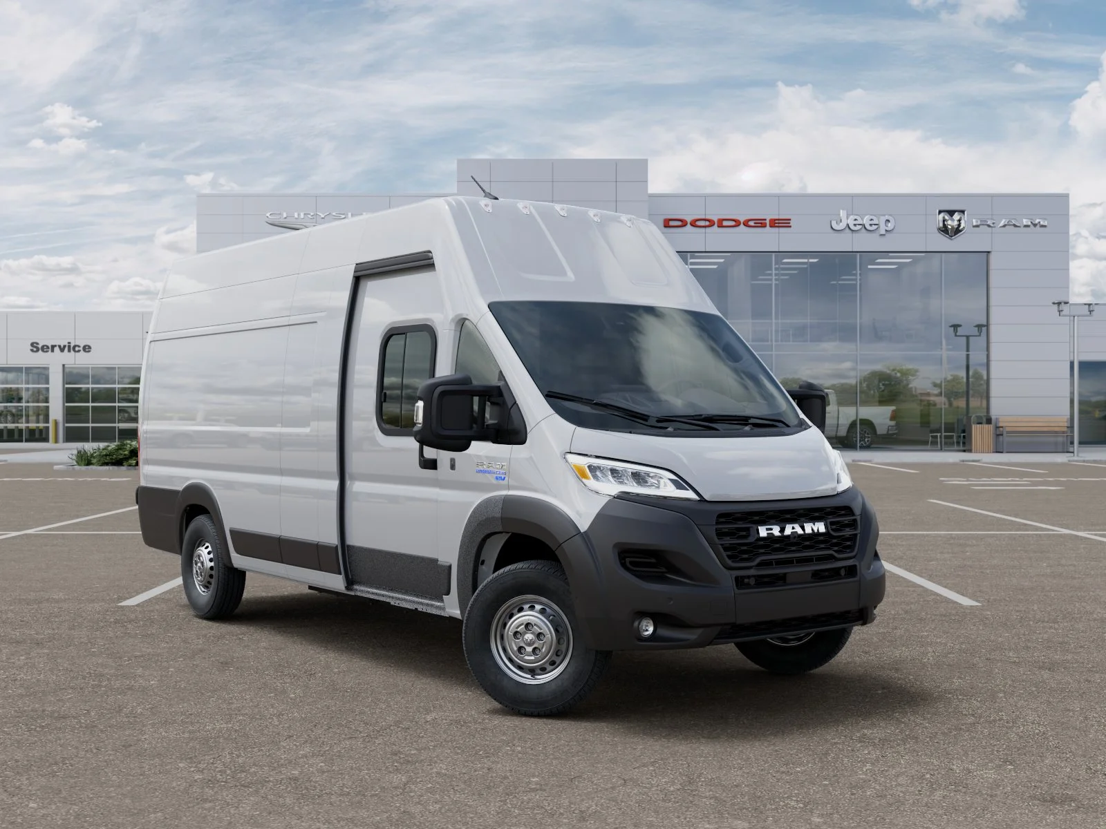 New 2025 Bright White Clear-Coat Exterior Paint RAM STEP VAN SHR image 21
