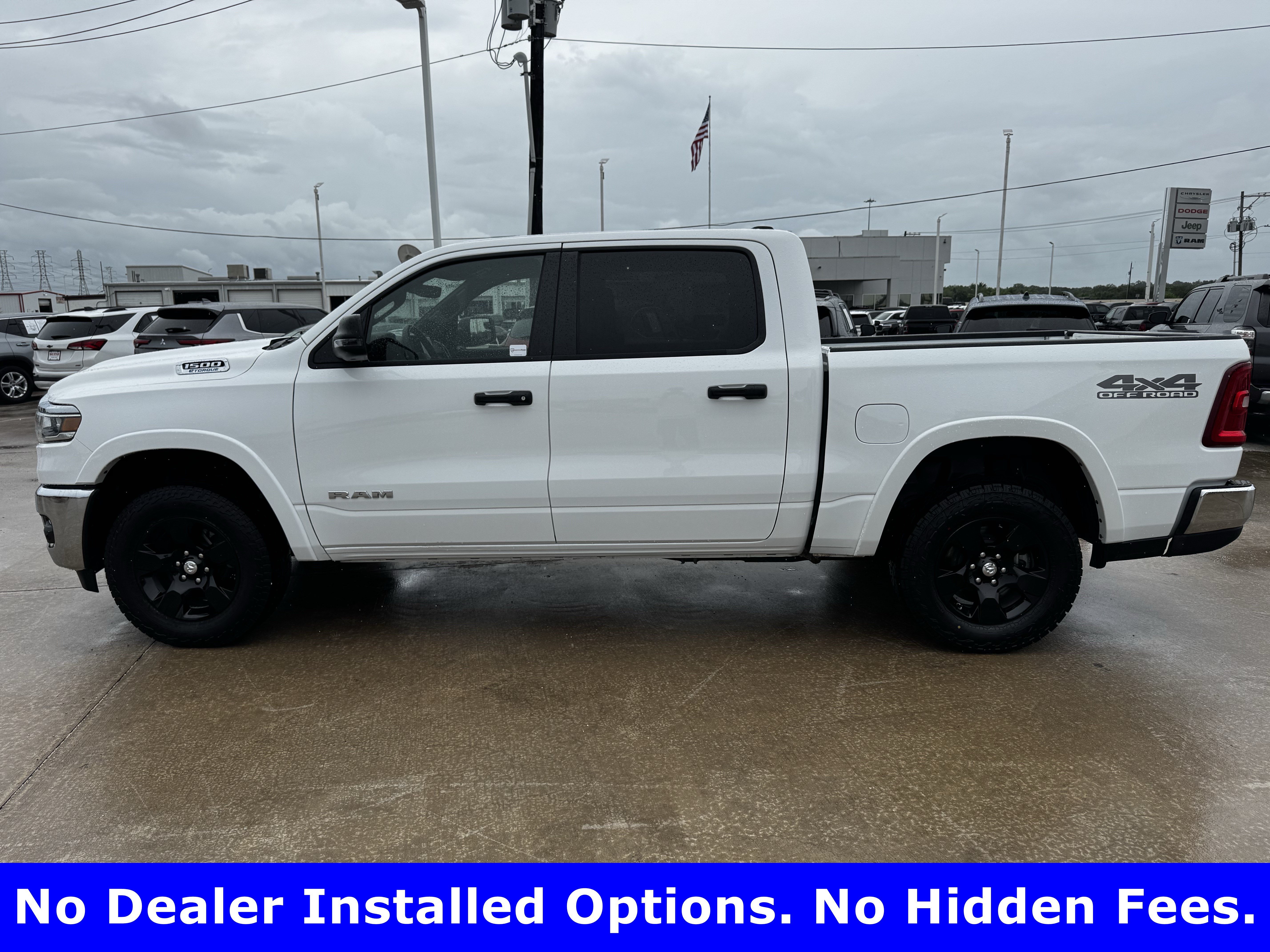 Used 2025 Bright White Clearcoat Ram Lone Star image 6