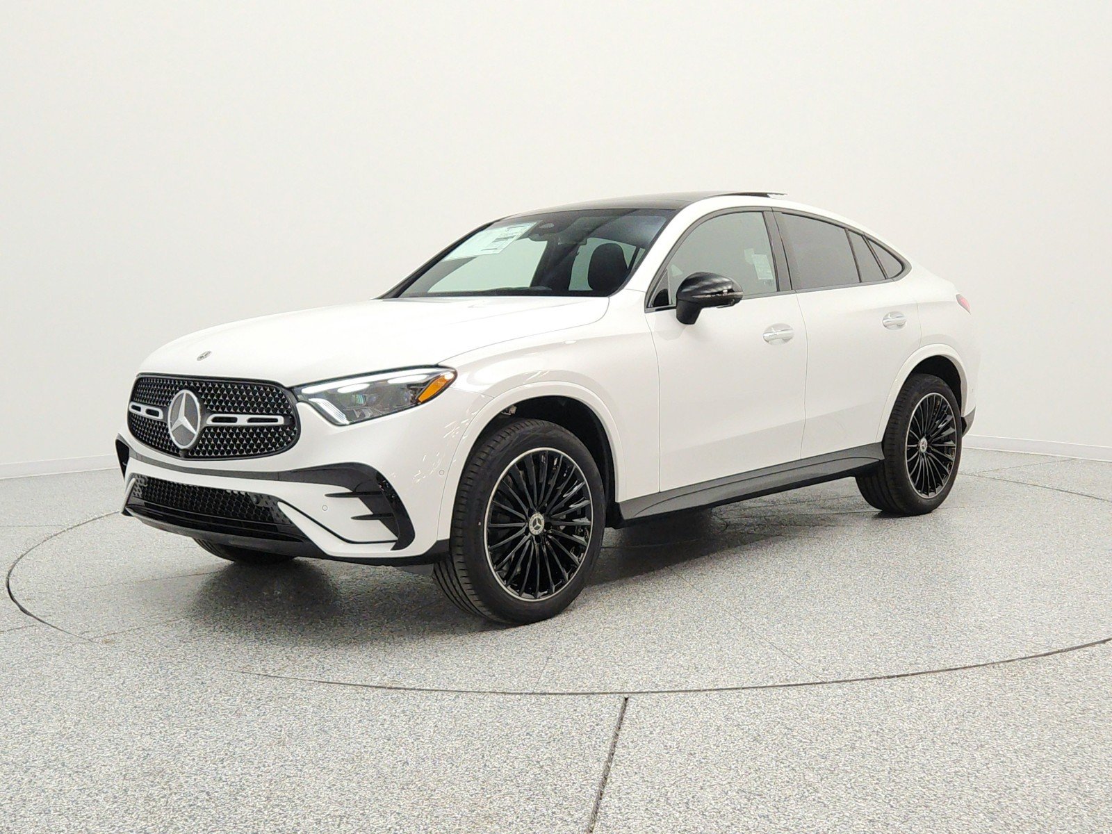New 2026 MANUFAKTUR Moonlight White Metallic Mercedes-Benz GLC 300 4MATIC® Coupe image 1