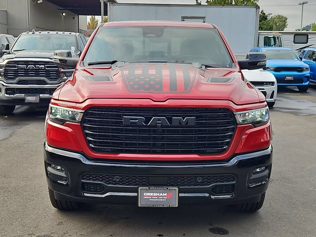 New 2026 Molten Red Pearl-Coat Exterior Paint RAM Laramie image 2