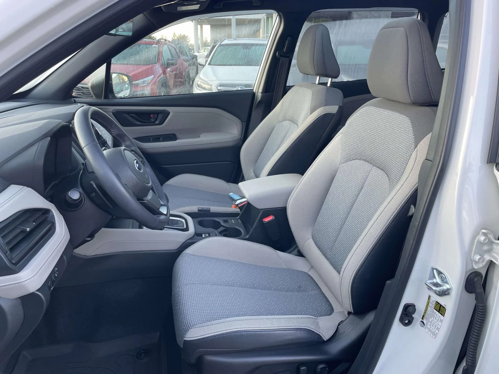Used 2025 Crystal White Pearl Subaru Premium Hybrid image 8