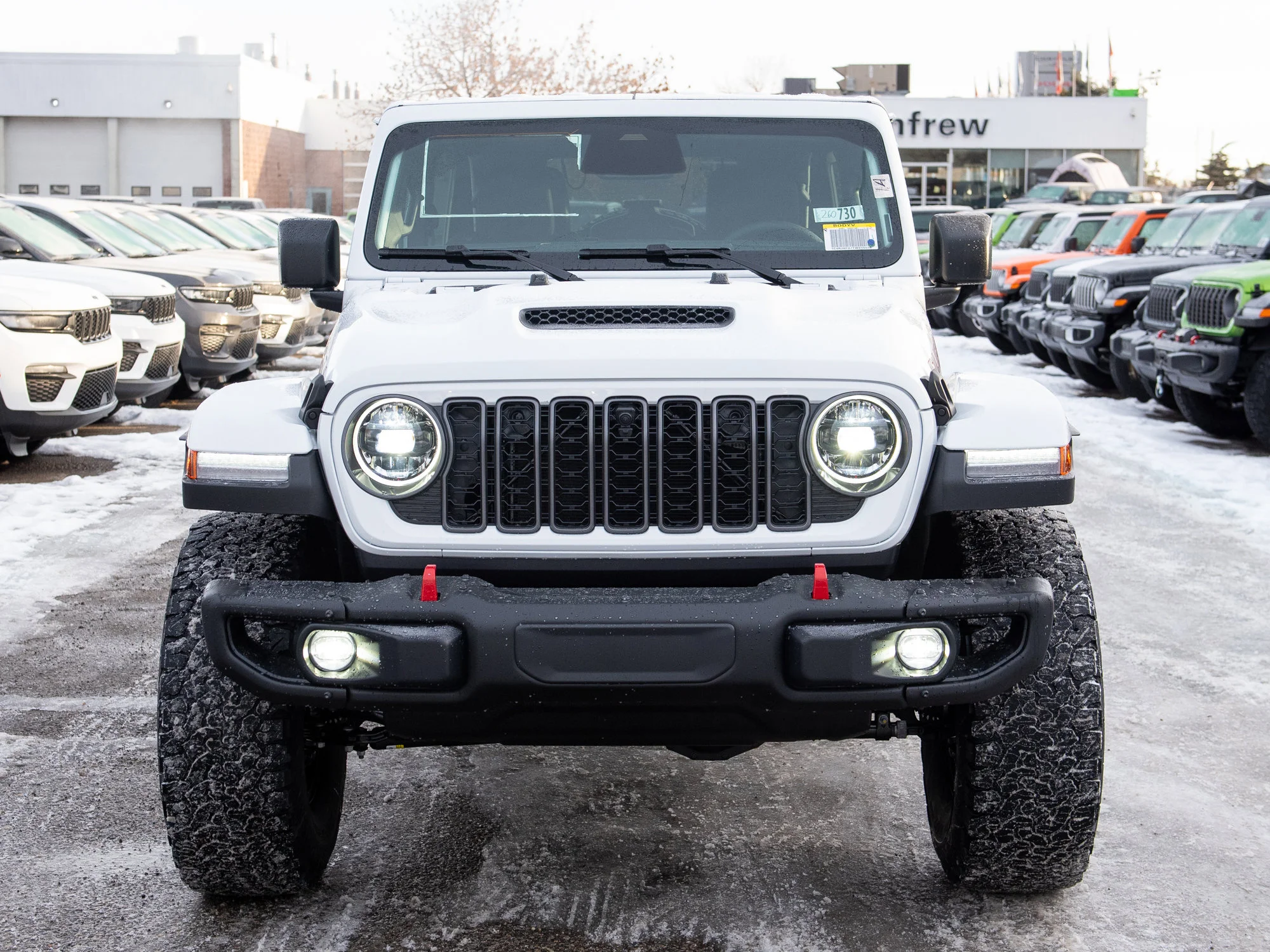 New 2026 White Jeep Rubicon X* 4 Door 4x4, 35 Inch Tires, Steel Bumpers image 7