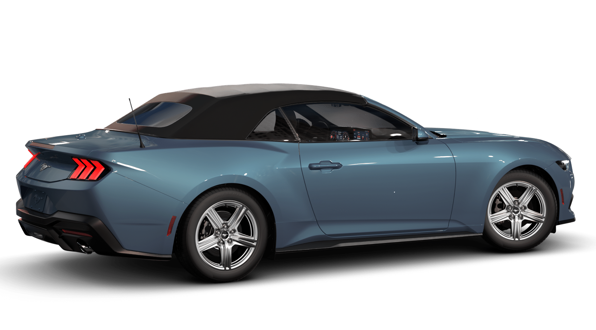 New 2026 Vapor Blue Metallic Ford EcoBoost® Premium Convertible image 3