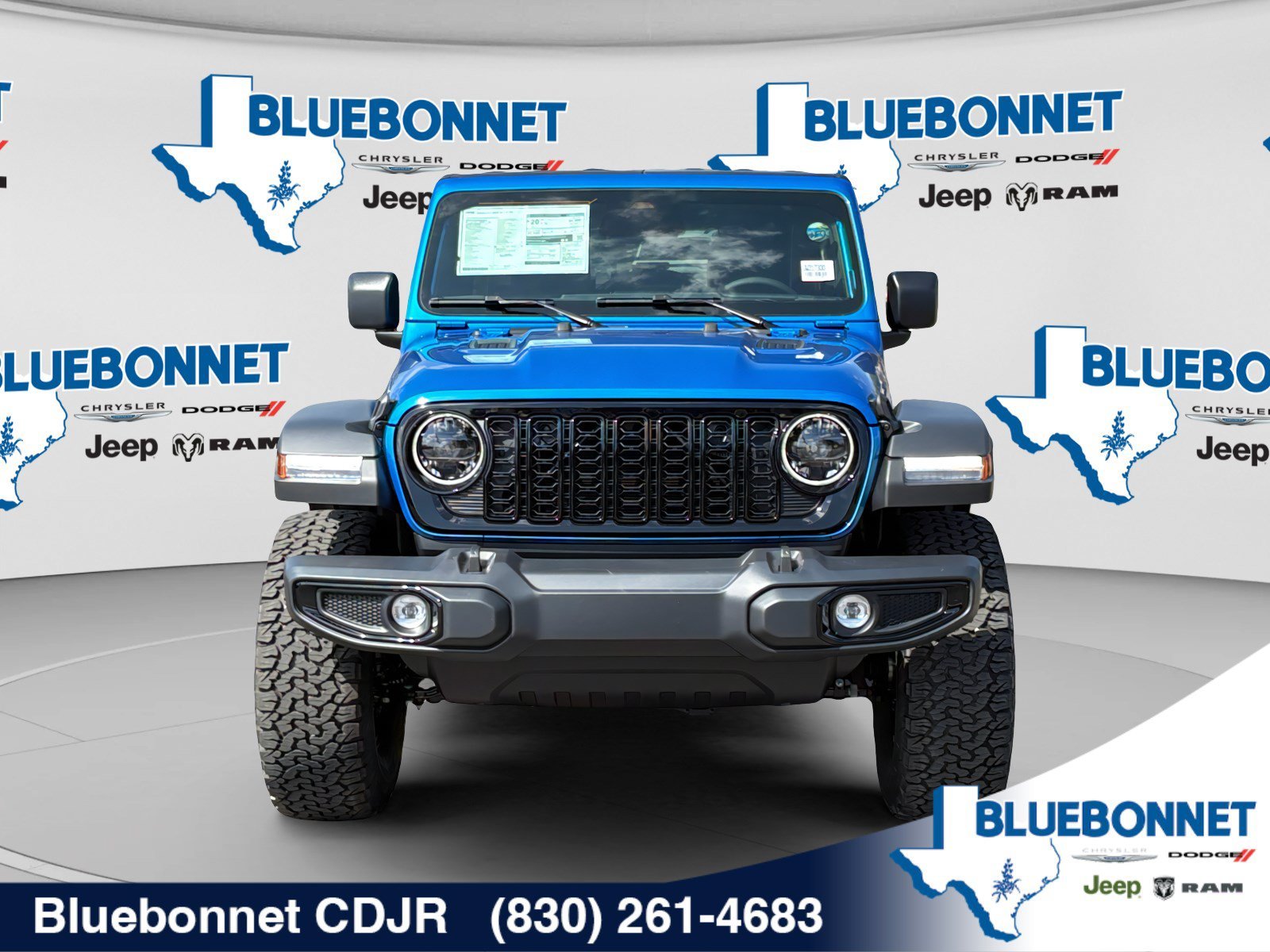 New 2026 Hydro Blue Pearl-Coat Exterior Paint Jeep Willys image 2